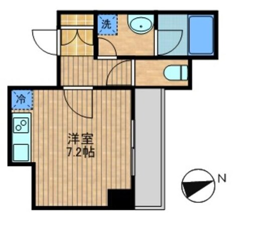 クリオ戸越銀座弐番館の物件間取画像